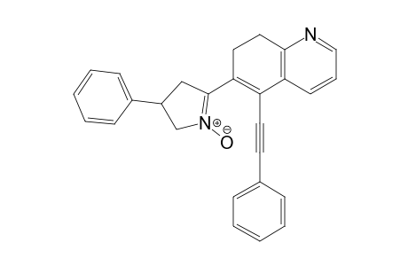 3,4-Dihydro-5-[7',8'-Dihydro-5'-(phenylethynyl)quinolin-6'-yl]-3-phenyl-2H-pyrrole - 1-oxide