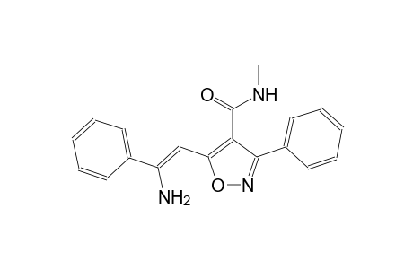 5-[(Z)-2-amino-2-phenylethenyl]-N-methyl-3-phenyl-4-isoxazolecarboxamide