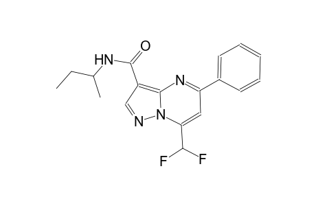 N-(sec-butyl)-7-(difluoromethyl)-5-phenylpyrazolo[1,5-a]pyrimidine-3-carboxamide