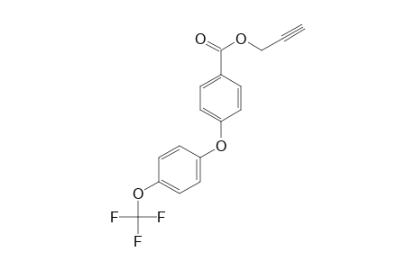 Benzoic acid, 4-[4-(trifluoromethoxy)phenoxy]-, 2-propynyl ester