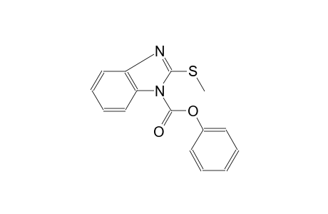 1H-benzimidazole-1-carboxylic acid, 2-(methylthio)-, phenyl ester