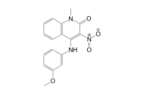 4-(3-methoxyanilino)-1-methyl-3-nitro-2(1H)-quinolinone
