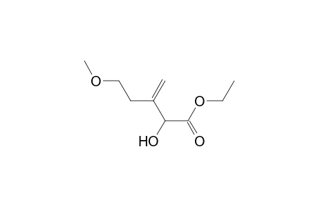 Pentanoic acid, 2-hydroxy-5-methoxy-3-methylene-, ethyl ester