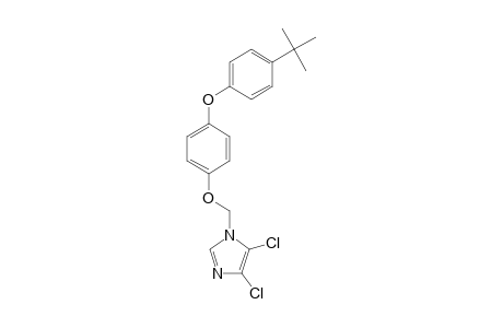 1H-Imidazole, 4,5-dichloro-1-[[4-[4-(1,1-dimethylethyl)phenoxy]phenoxy]methyl]-