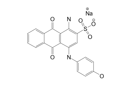 SODIUM_1-AMINO-4-(4-HYDROXYPHENYLAMINO)-9,10-DIOXO-9,10-DIHYDROANTHRACENE-2-SULFONATE