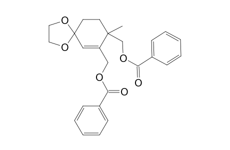 7,8-dibenzoyloxymethyl-8-methyl-1,4-dioxa-spiro[4.5]dec-6-ene