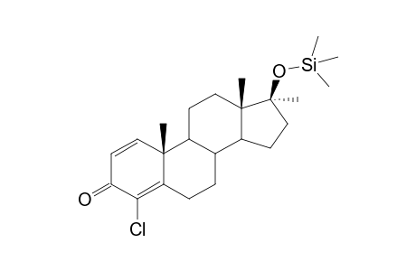 Dehydrochloromethyltestosterone, O-TMS