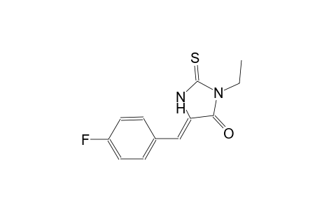 (5Z)-3-ethyl-5-(4-fluorobenzylidene)-2-thioxo-4-imidazolidinone
