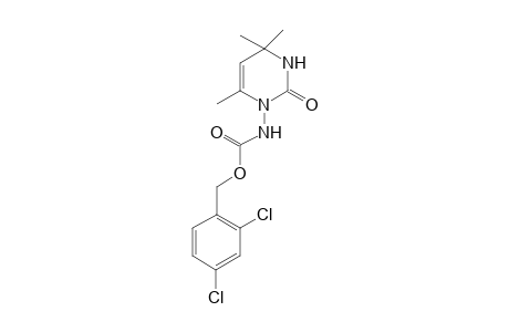 dichlorobenzyloxyamino)-4,4,6-trimethyl-3,4-dihydropyrimidin-2(1H)-one