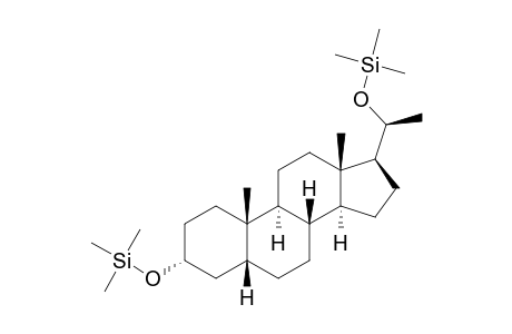 [(3R,5R,8R,9S,10S,13S,14S,17S)-10,13-dimethyl-17-[(1S)-1-trimethylsilyloxyethyl]-2,3,4,5,6,7,8,9,11,12,14,15,16,17-tetradecahydro-1H-cyclopenta[a]phenanthren-3-yl]oxy-trimethyl-silane