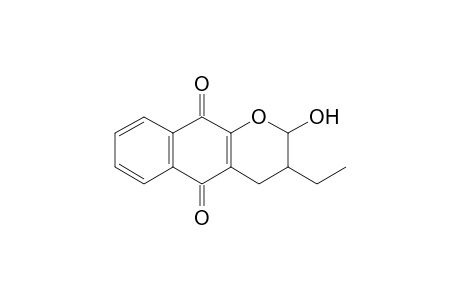 3-Ethyl-2-hydroxy-3,4-dihydro-2H-naphtho[2,3-b]pyran-5,10-dione