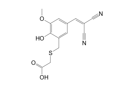 4-Hydroxy-3-methoxy-5-[(carboxymethyl)thiomethyl]-.alpha.-dicyanoethene