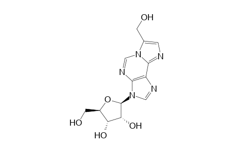 3-.beta.-d-ribofuranosyl-7-(hydroxymethyl)-3H-imidazo[2,1-i]purine