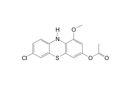 7-CHLORO-1-METHOXYPHENOTHIAZIN-3-OL, ACETATE (ESTER)