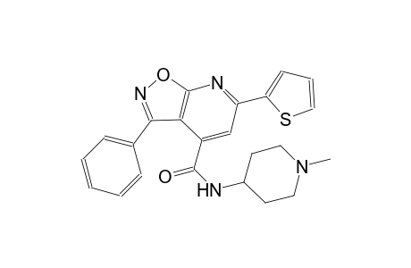 N-(1-methyl-4-piperidinyl)-3-phenyl-6-(2-thienyl)isoxazolo[5,4-b]pyridine-4-carboxamide