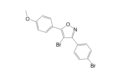 4-Bromo-3-(4-bromophenyl)-5-(4-methoxyphenyl)isoxazole