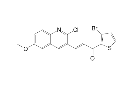 (2E)-3-(2-Chloro-6-methoxyquinolin-3-yl)-1-(3-bromothien-2-yl)prop-2-en-1-one