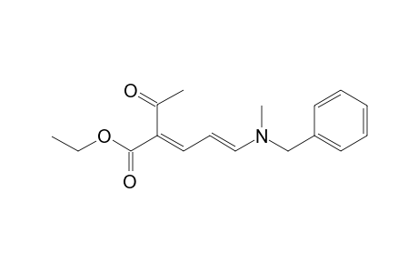 Ethyl (2E,4E)-2-acetyl-5-[benzyl(methyl)amino]-2,4-pentadienoate