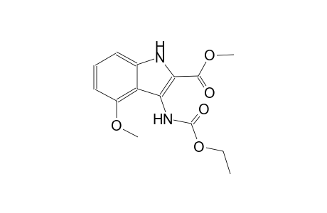 methyl 3-[(ethoxycarbonyl)amino]-4-methoxy-1H-indole-2-carboxylate