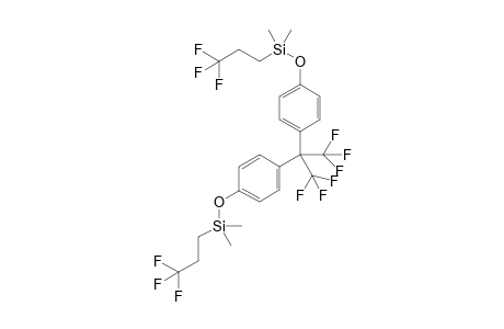 (4,4'-(perfluoropropane-2,2-diyl)bis(4,1-phenylene))bis(oxy)bis(dimethyl(3,3,3-trifluoropropyl)silane)