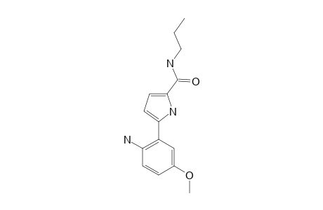 5-(5-METHOXY-2-AMINOPHENYL)-1H-PYRROLE-2-N-PROPYL-CARBOXAMIDE