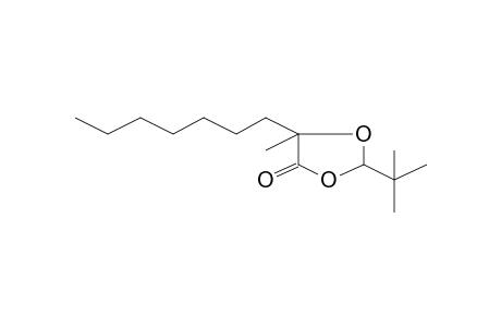1,3-Dioxolan-4-one, 2-(1,1-dimethylethyl)-5-heptyl-5-methyl