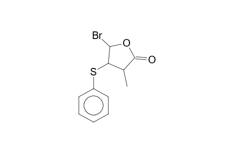 2(3H)-Furanone, 4,5-dihydro-5-bromo-3-methyl-4-(phenylthio)-