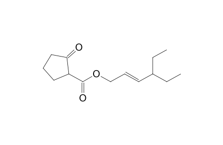 2-[(4'-Ethyl-2'-hexenyl)oxycarbonyl]cyclopentanone