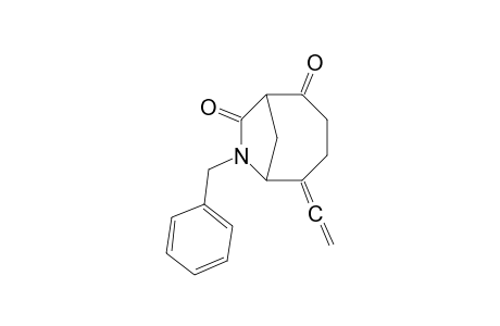 7-Azabicyclo[4.2.1]nonane-2,8-dione, 5-ethenylidene-7-(phenylmethyl)-