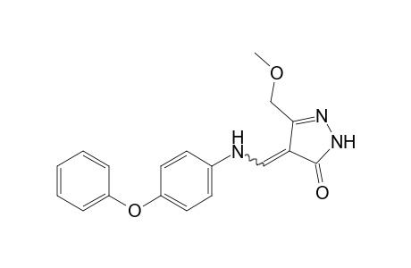 3-(methoxymethyl)-4-[(p-phenoxyanilino)methylene]-2-pyrazolin-5-one
