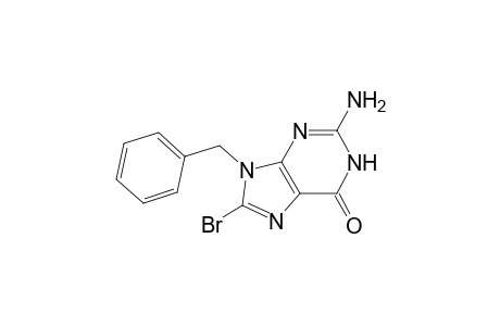 2-amino-8-bromo-9-(phenylmethyl)-3H-purin-6-one