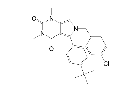 5-(4-tert-butylphenyl)-6-(4-chlorobenzyl)-1,3-dimethyl-1H-pyrrolo[3,4-d]pyrimidine-2,4(3H,6H)-dione
