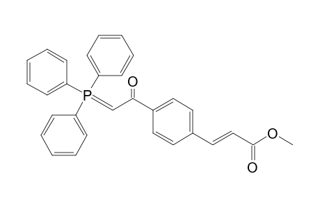 (E)-3-[4-(1-oxo-2-triphenylphosphoranylideneethyl)phenyl]-2-propenoic acid methyl ester