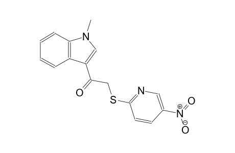 ethanone, 1-(1-methyl-1H-indol-3-yl)-2-[(5-nitro-2-pyridinyl)thio]-