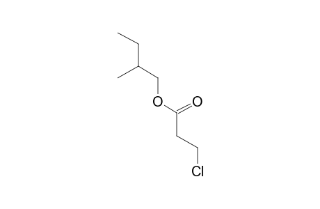 3-Chloropropionic acid, 2-methylbutyl ester