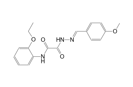 acetic acid, [(2-ethoxyphenyl)amino]oxo-, 2-[(E)-(4-methoxyphenyl)methylidene]hydrazide