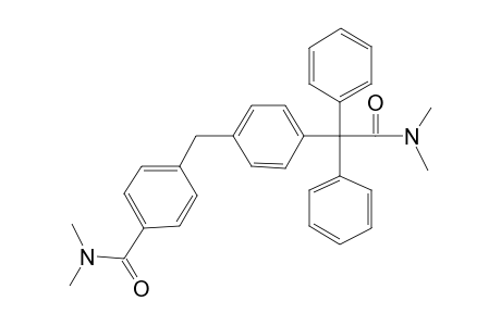 N,N-Dimethyl-4-[(N,N-dimethylcarbamoyl)benzyl]triphenylacetamide