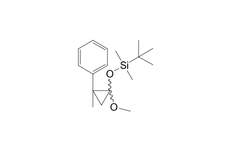 1,2-trans-2,3-cis-3-Methyl-2-phenyl-1-methoxy-2-(tert-butyldimethylsiloxy)cyclopropanone acetal