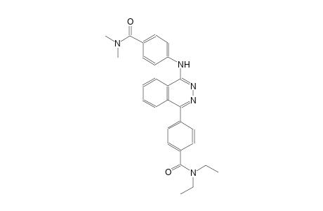 4-(4-{4-[(dimethylamino)carbonyl]anilino}-1-phthalazinyl)-N,N-diethylbenzamide