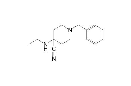 1-Benzyl-4-ethylamino-isonipecotonitrile