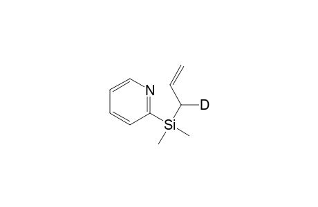 Pyridine, 2-(dimethyl-2-propenyl-1-D-silyl)-