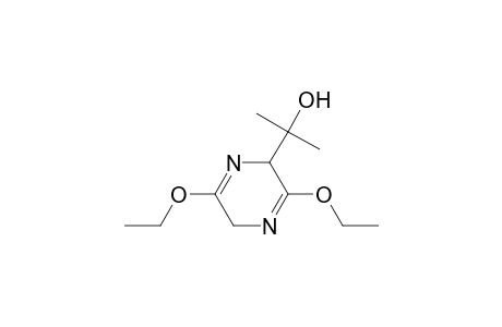 Pyrazinemethanol, 3,6-diethoxy-2,5-dihydro-.alpha.,.alpha.-dimethyl-