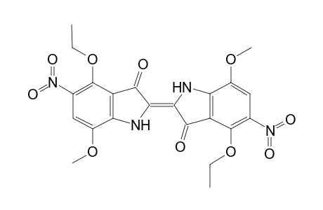 4,4'-Diethoxy-7,7'-dimethoxy-5,5'-dinitroindigotin