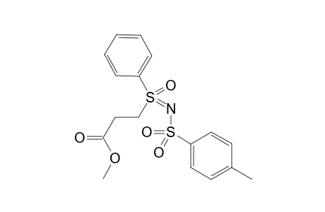 Methyl 3-{N-[(4-Methylphenyl)sulfonyl](phenyl)sulfonimidoyl}propanoate