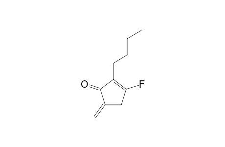 2-BUTYL-3-FLUORO-5-METHYLENE-2-CYCLOPENTEN-1-ONE