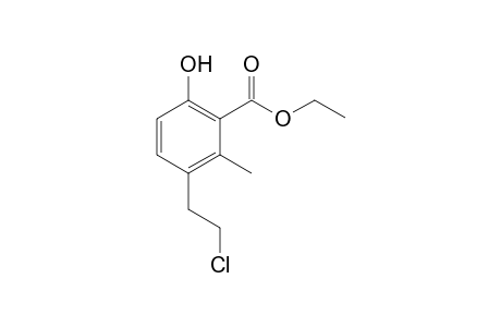 Ethyl 4-(2-chloroethyl)-1-hydroxy-3-methyl-2-benzoate