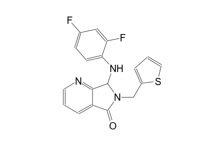 5H-pyrrolo[3,4-b]pyridin-5-one, 7-[(2,4-difluorophenyl)amino]-6,7-dihydro-6-(2-thienylmethyl)-