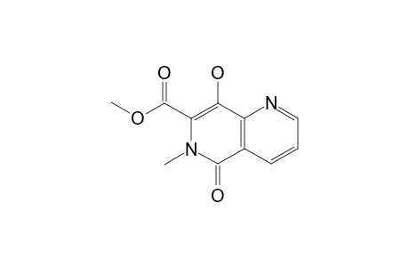 8-HYDROXY-7-METHOXYCARBONYL-6-METHYL-NAPHTHYRIDIN-5(6H)-ONE
