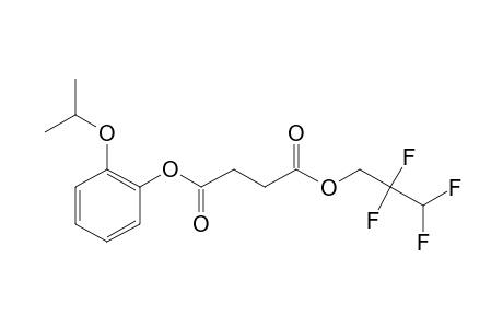 Succinic acid, 2,2,3,3-tetrafluoropropyl 2-isopropoxyphenyl ester