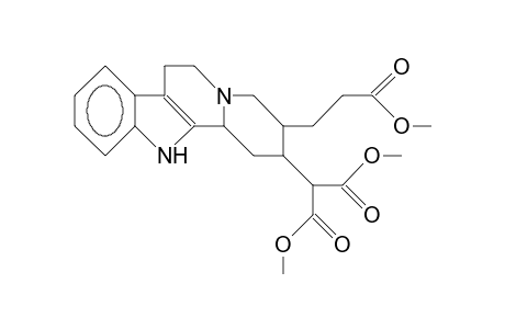 Allo-7-dicarbomethoxymethyl-8-carbomethoxyethyl-1,2,6,7,8,9-hexahydro-indolo(2,3A)quinolizine